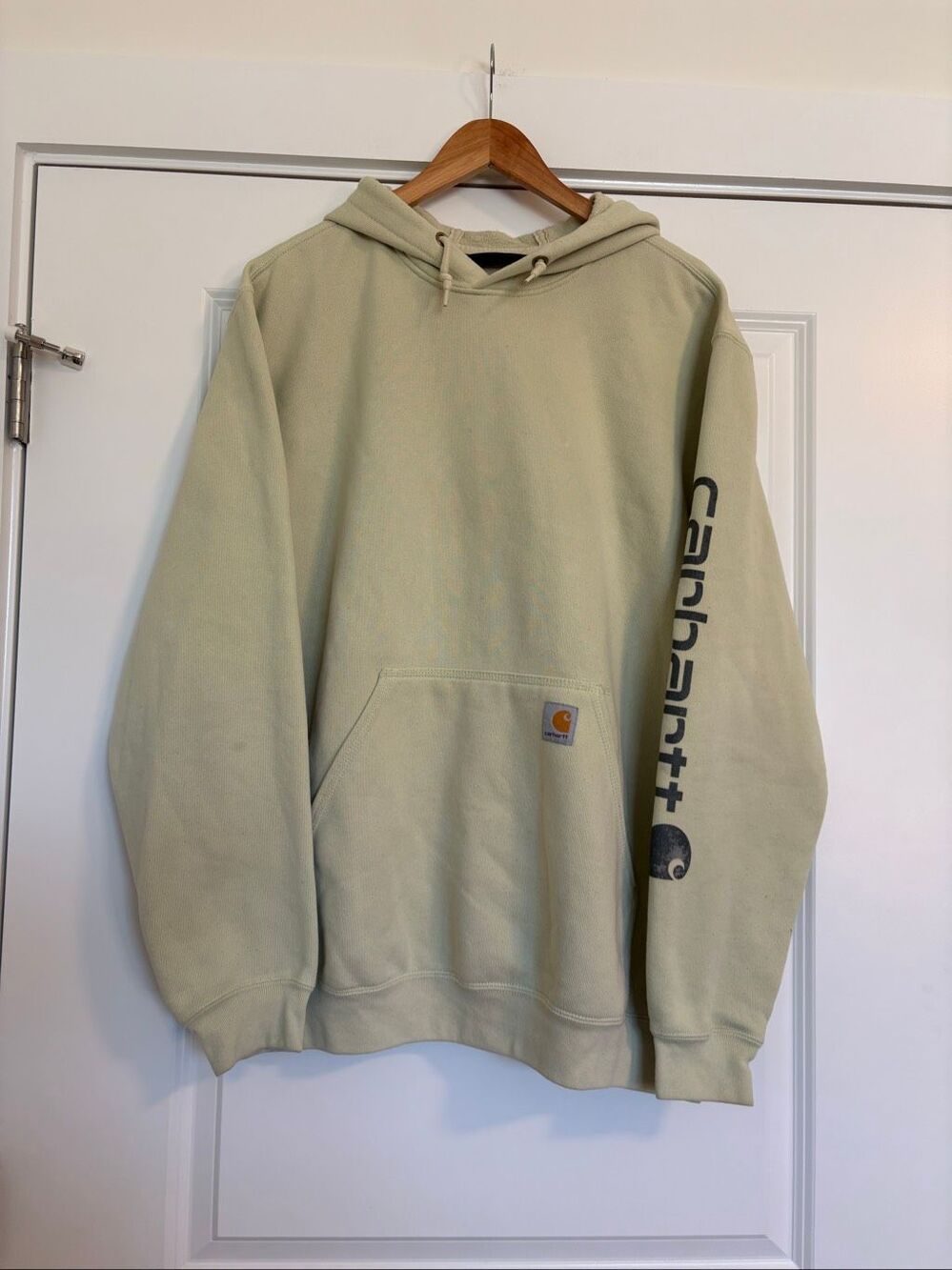 Carhartt Loose-Fit Midweight Logo Long-Sleeve Hoodie for Men Size Large